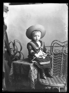 Image from the Bagshaw Collection showing a child named Master Grainger