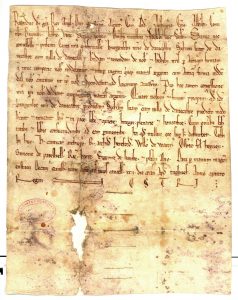 Photograph of 1194 charter