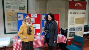 Volunteers at an event