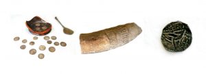 collage of items from archaeology collection